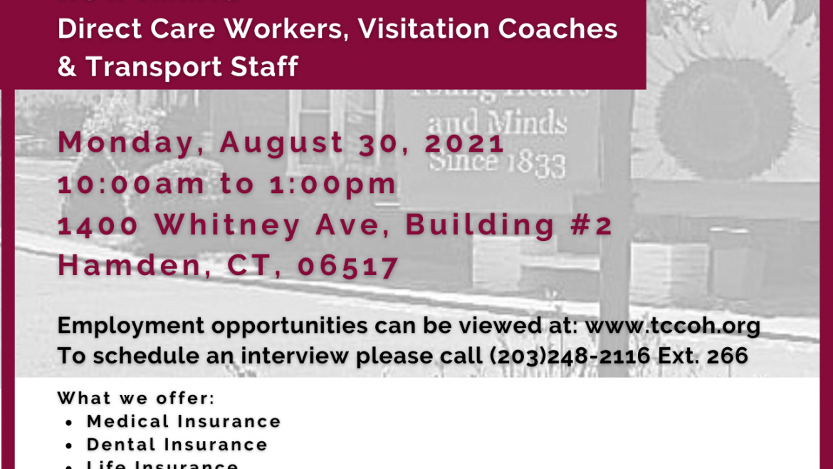 Job Fair 8/30/21 at 10:00AM