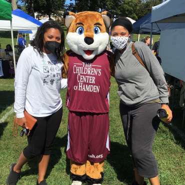 Whitney, Children’s Center mascot attends Hamden Fest!